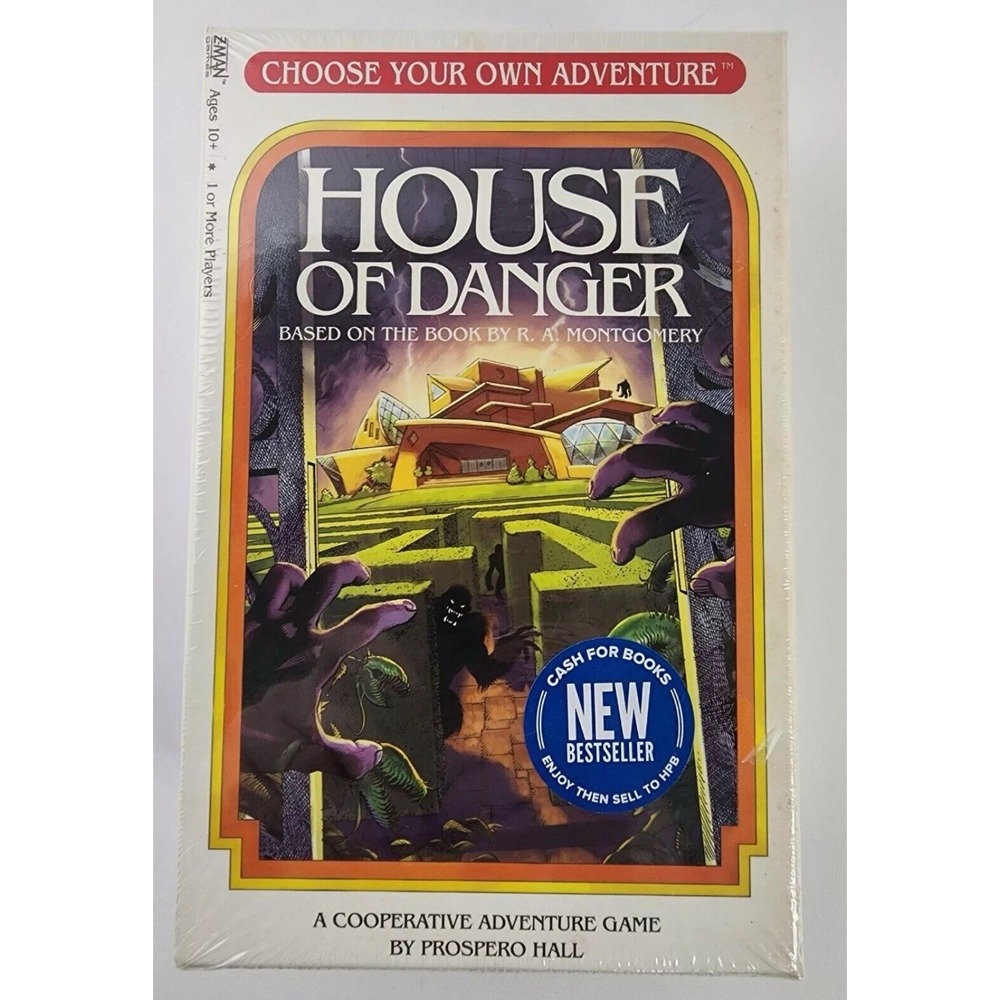 Choose Your Own Adventure House of Danger Cooperative Board Game New Sealed